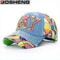 Mens Fashion Muliticor Druck 6 Panel Hip Hop Hut Baseball Cap